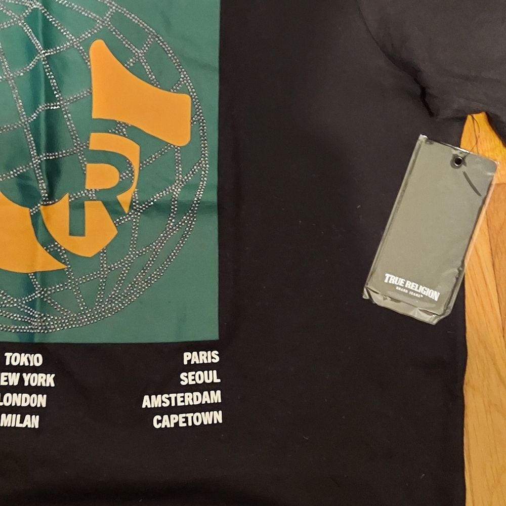 New! True Religion Global Tee, MEN"S XL - Picture 5 of 8